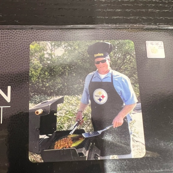 GREEN BAY PACKERS BBQ APRON AND CHEF HAT BRAND NEW - Picture 5 of 11